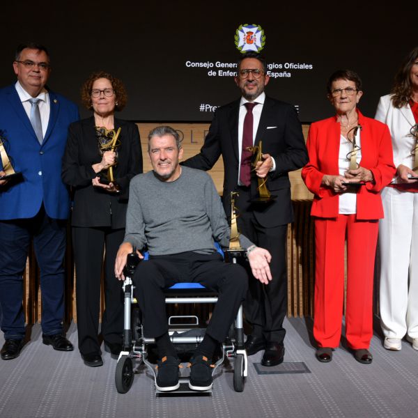 Galardonados en los II Premios Nacionales de Enfermería del CGE