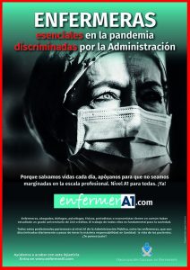 #EnfermerA1: Gran campaña del CGE para acabar con la discriminación de la Administración hacia las enfermeras