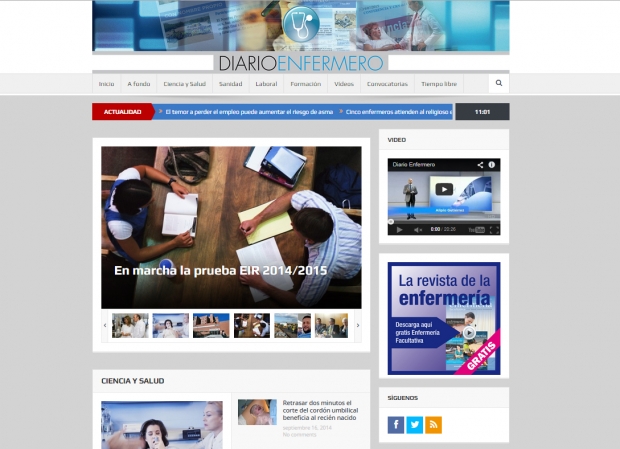 La enfermería ya tiene su portal de noticias