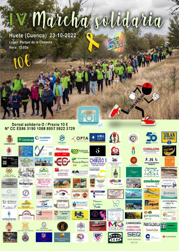 Marcha Solidaria Oncologia Infantil 2022. Huete