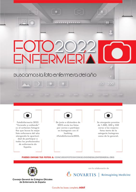 FotoEnfermería 2022 ‘Curando y cuidando’: vuelve el certamen de fotografía del Consejo General de Enfermería con 3.500 euros en premios