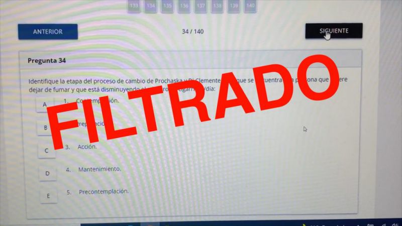 La filtración de un vídeo con el examen de Enfermería Familiar y Comunitaria pone en entredicho la validez de la prueba