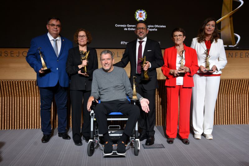 Galardonados en los II Premios Nacionales de Enfermería del CGE