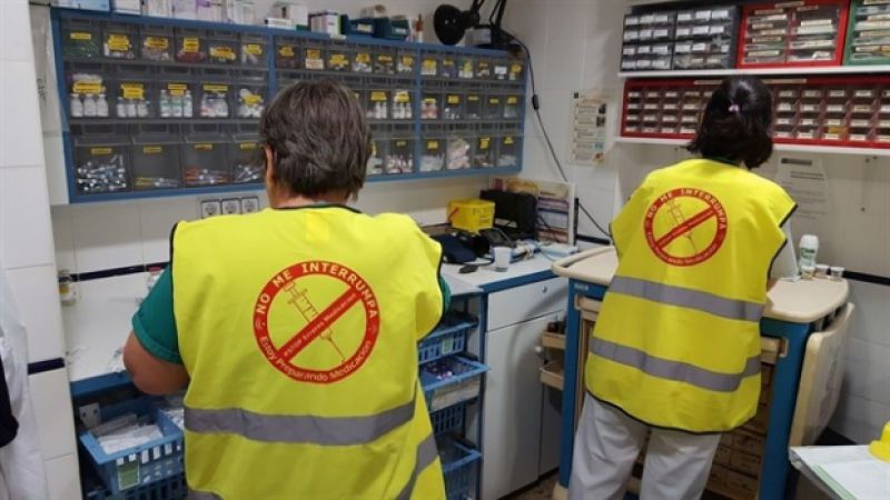 StopErroresMedicación, una campaña del hospital Punta de Europa (Algeciras) para mejorar la seguridad en la preparación de fármacos