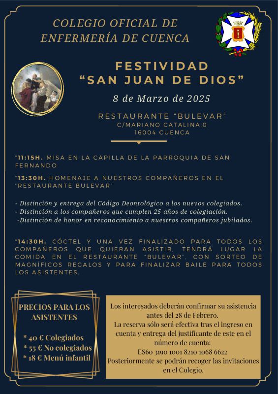 Festividad "San Juan de Dios" - 8 Marzo 2025